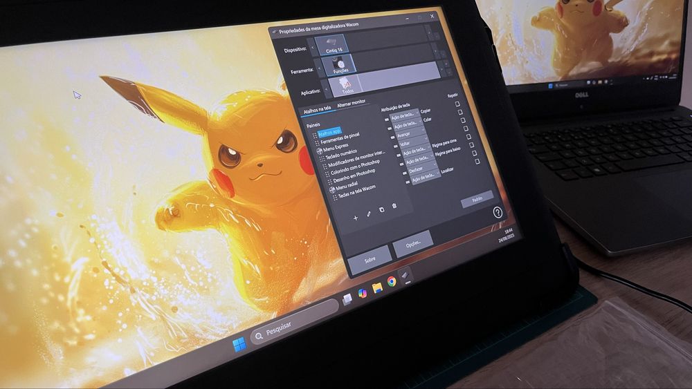 Wacom Cintiq 16” - Mesa digitalizadora Pro Pen 2 e Acessórios