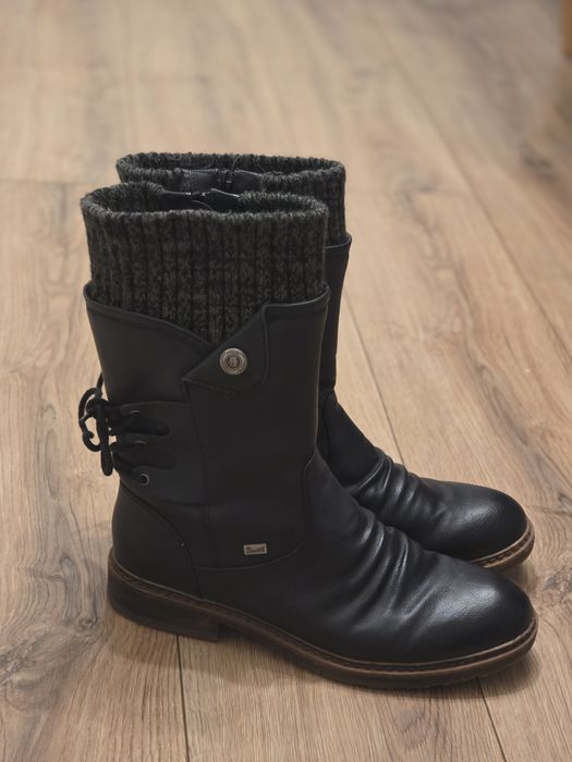 Kozaki damskie wygodne Rieker 42 IV