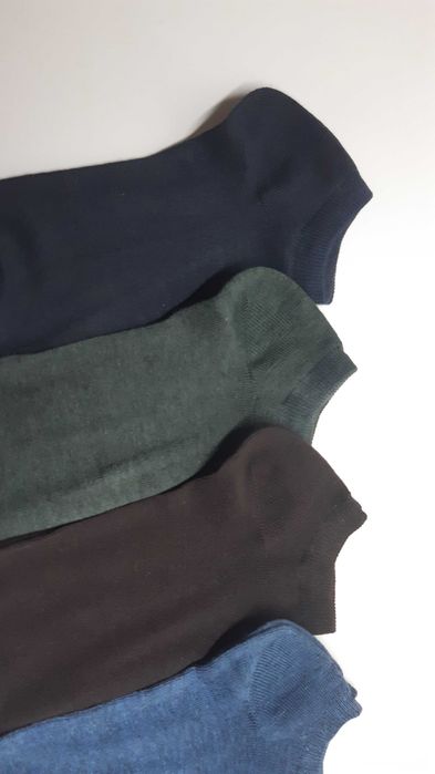 14 pares Soquetes baixas cores sortidas + preto