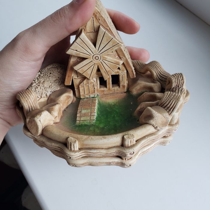 Глиняний будиночок, попільничка чи декор для акваріума