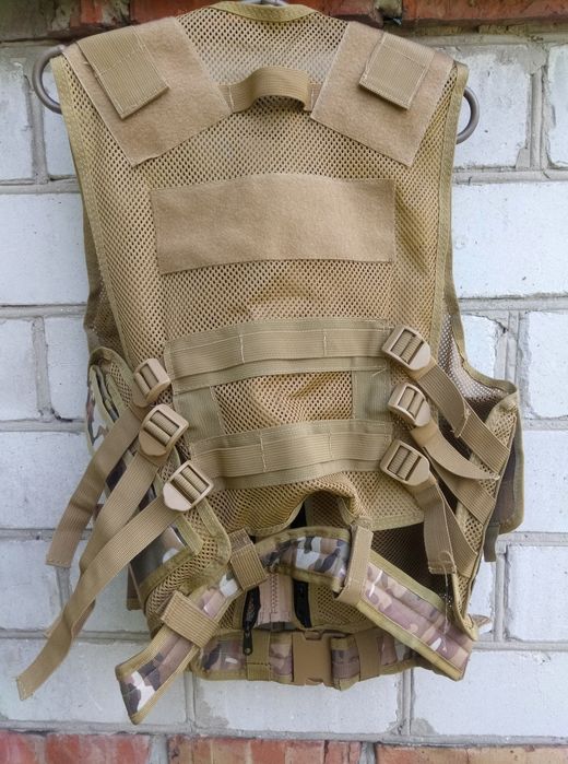 Срочно, жилет розвантажувальний моллі 15 кишень Multicam ЗСУ