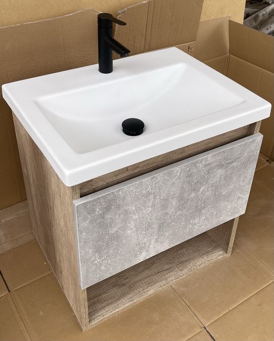 Умивальник на тумбу ,стільницю / раковина накладна + ТУМБА