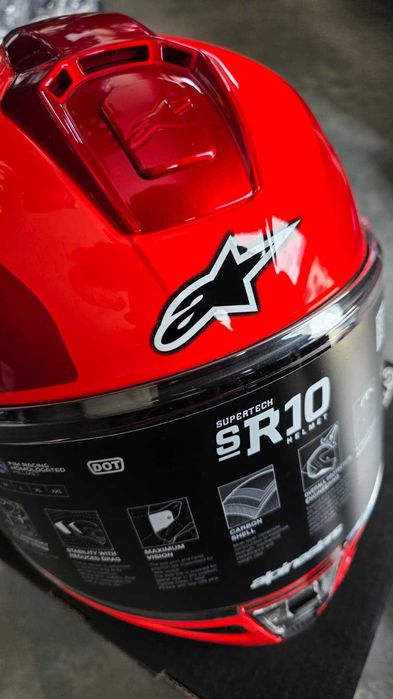 Kask Alpinestars Supertech R10 Arius Helmet Red Czerwony XS'S'M'L'XL'XXL Gratisy!