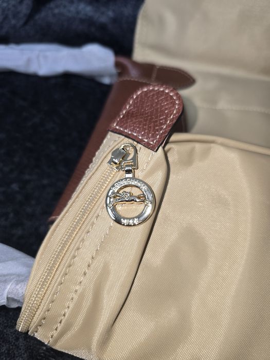 Saco Tote Longchamp Khaki