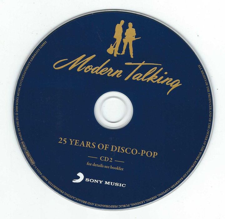 2 CD Modern Talking - 25 Years Of Disco-Pop (2009) Sony Music Digipak