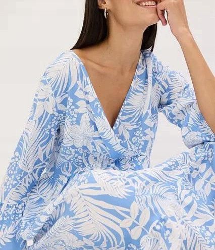 B.P.C letnia sukienka we wzory midi r.40