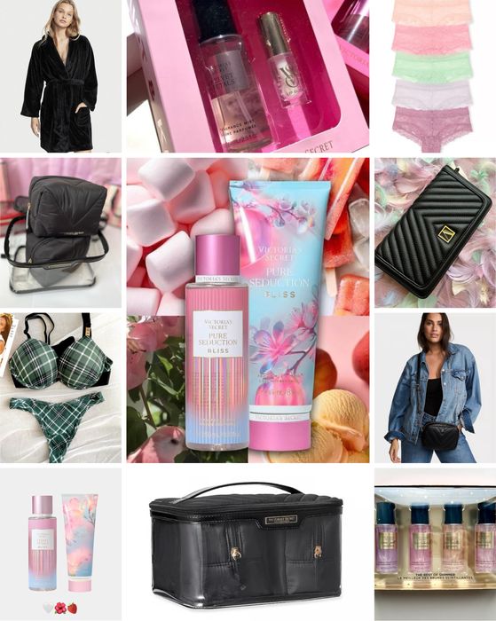 Міст, лосьйон, гамінці, піжами Victoria’s Secret