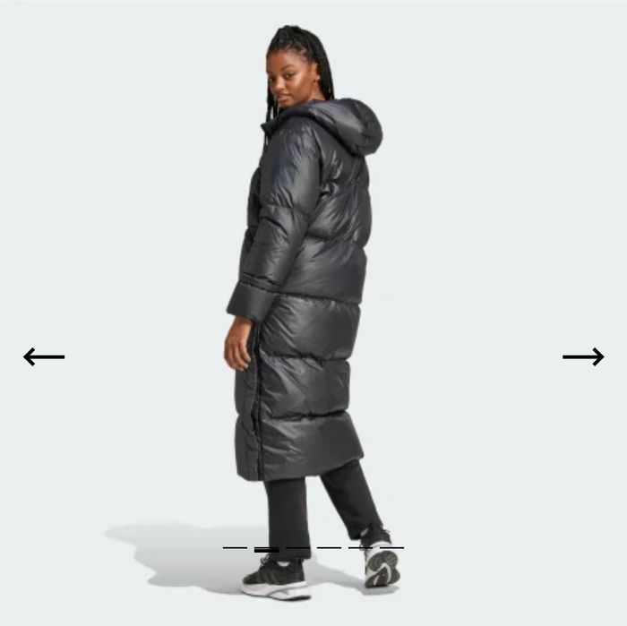 Пуховик зимний длинный женский Adidas W Big Baffle C IV9770 XL