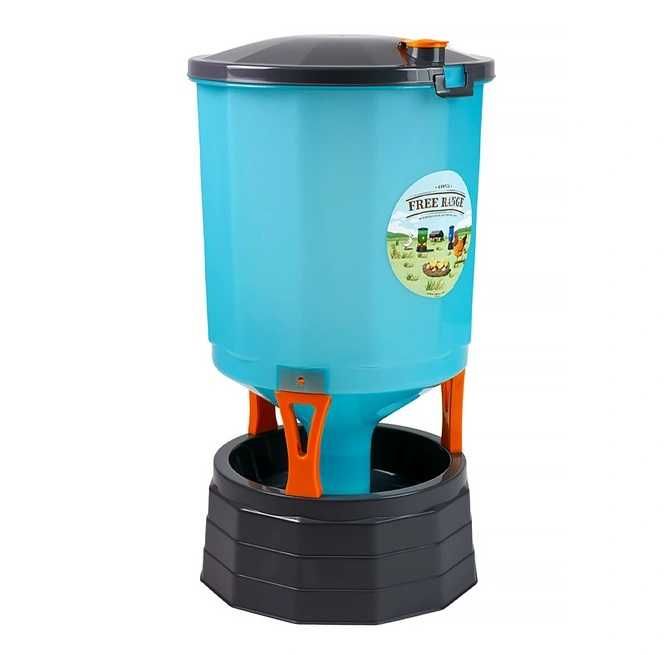 Poidło dla kur automatyczne z przezroczystym zasobnikiem 35 litrów