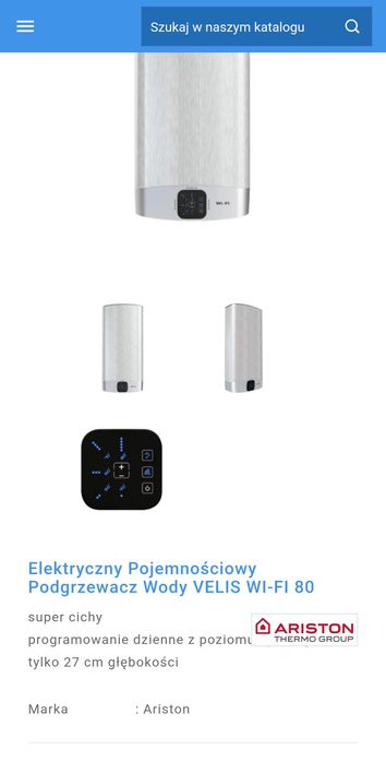 Sprzedam podgrzewacz wody 80l Ariston