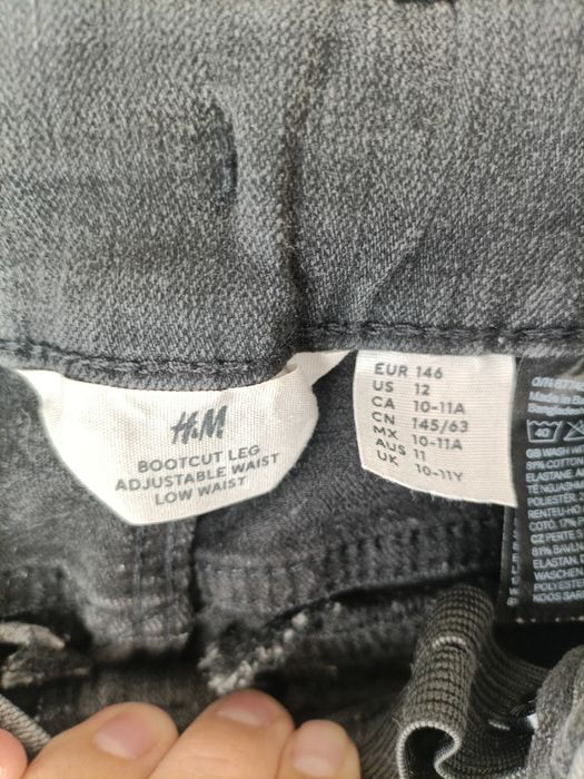 Spodnie dżinsy jeansy dzwony H&M