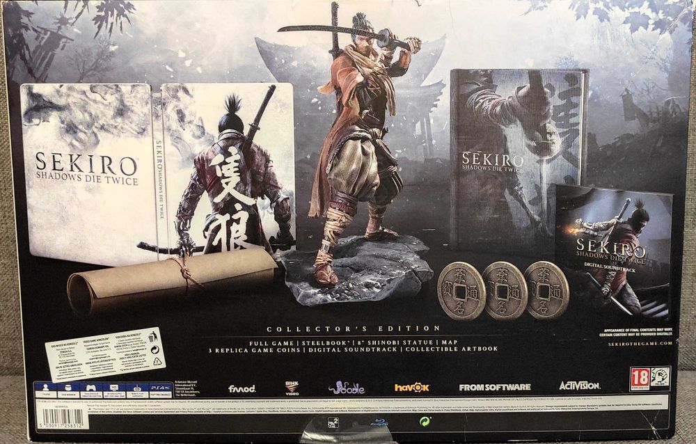 SEKIRO SHADOWS DIE TWICE コレクターズ エディション Sekiro Shadows Die Twice Collector's Edition Edycja Kolekcjonerska