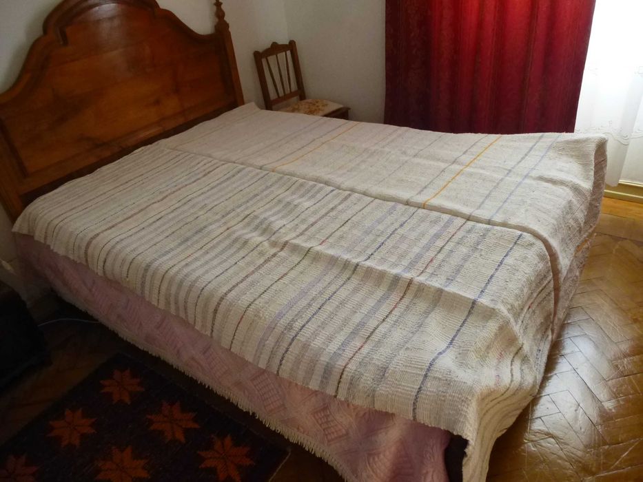 Manta de trapos do tear manual