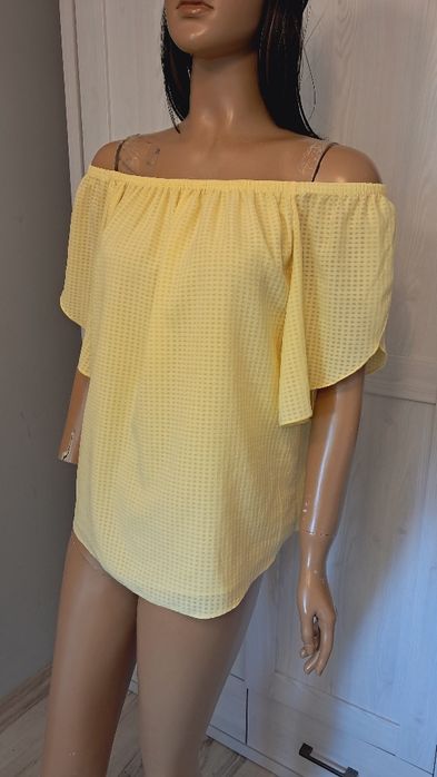 Żółta bluzka  hiszpanka