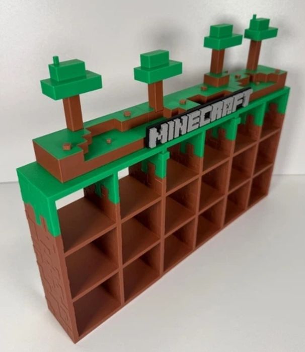 Поличка для кіндер фігурок Minecraft