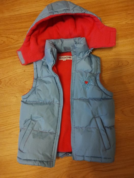 bezrękawnik  dziecięcy 110