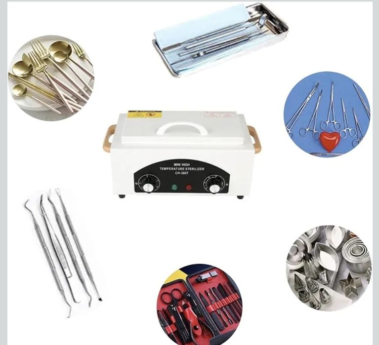 STERYLIZATOR do narzędzi kosmetycznych DEZYNFEKCJA gorące powietrze