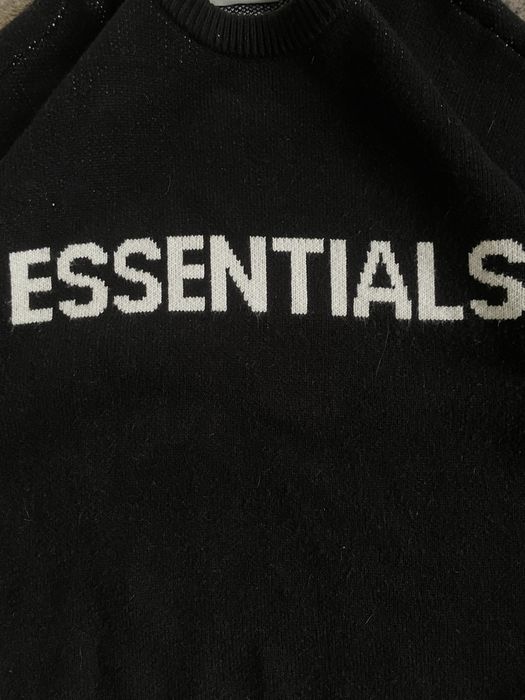 Светр Fear Of God Essentials Knit Sweater Black