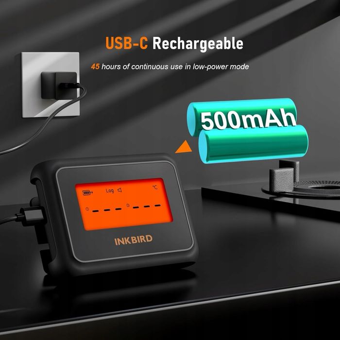 Termometr kuchenny Inkbird IDT-22-B z 2 sondami, Bluetooth 5.0, 100 m