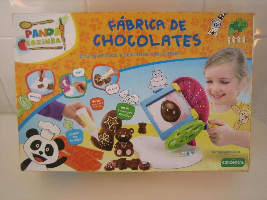 Fábrica de chocolates do Panda Cozinha