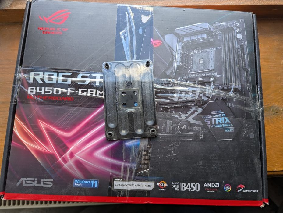 Материнская плата am 4 asus rog strix b450-f gaming ii