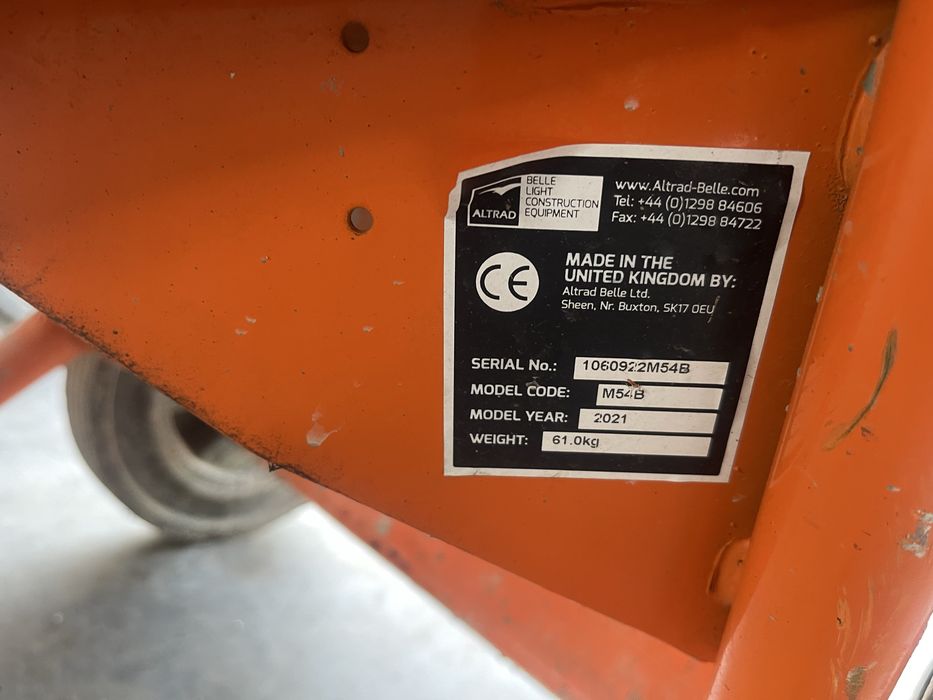 Betoniarka Spalinowa Altrad Belle  Mini Mix 150L