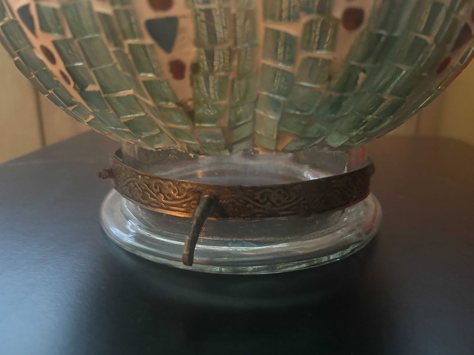 Cúpula / Lanterna Decorativa em Mosaico – Estilo Turco