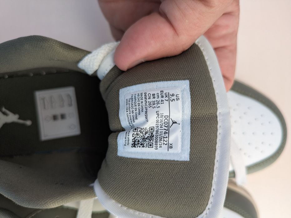 Sapatilhas Nike Air Jordan Low usadas