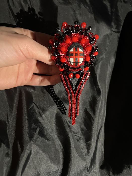 Брошка-Мотанка ручної роботи