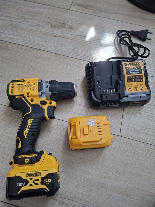 DeWALT DCD701 12V XR Brushless + 2 akumulatory + ładowarka