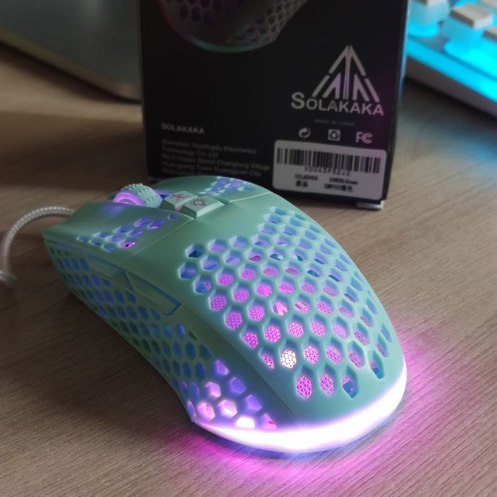 Игровая мышь Solokaka  с RGB и 12800DPI