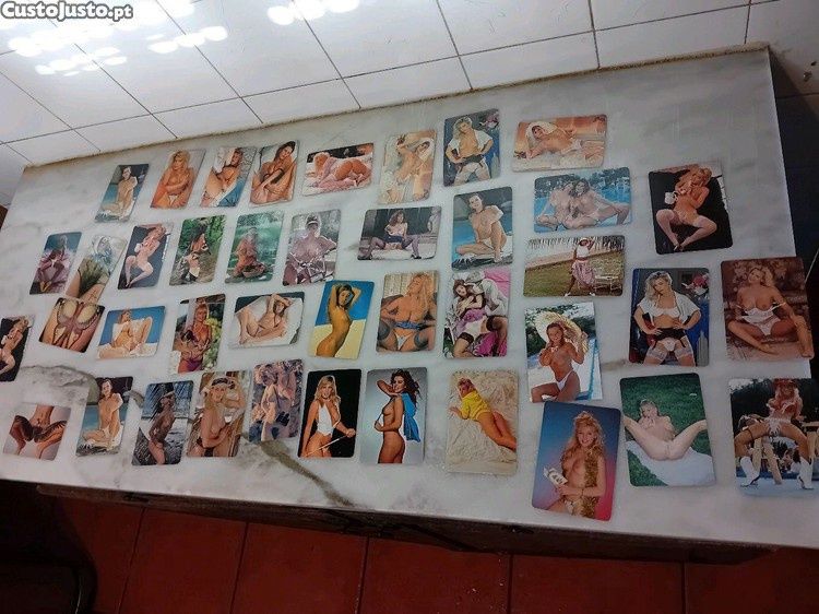 Conjunto de 41 Calendários de Bolso Antigos