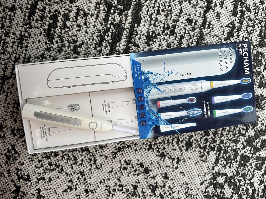 Звукова електрична зубна щітка Pecham