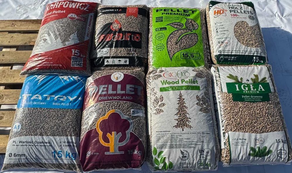 Pellet drzewny A1 6mm | Szeroki Wybór 8 Producentów | Dostawa | Rozładunek