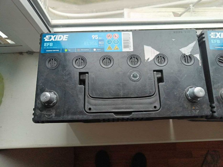 Акумулятор пусковий EXIDE EL954 95Ah EFB 800A Extra Life