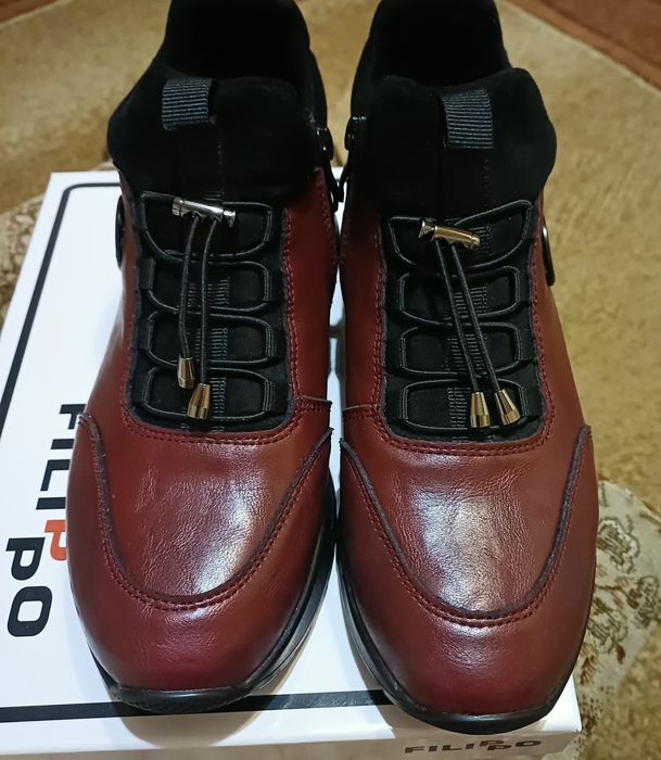 Botki Filippo r.39 bordo