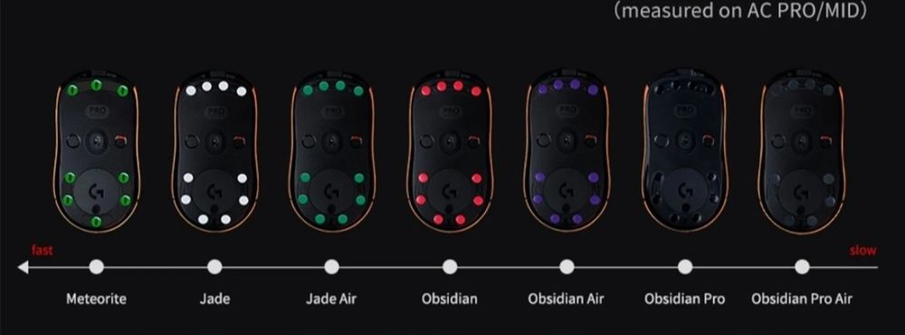 Премиальные Глайды X-Raypad Obsidian Air/Jade Air/Pro Air/Jade Speed