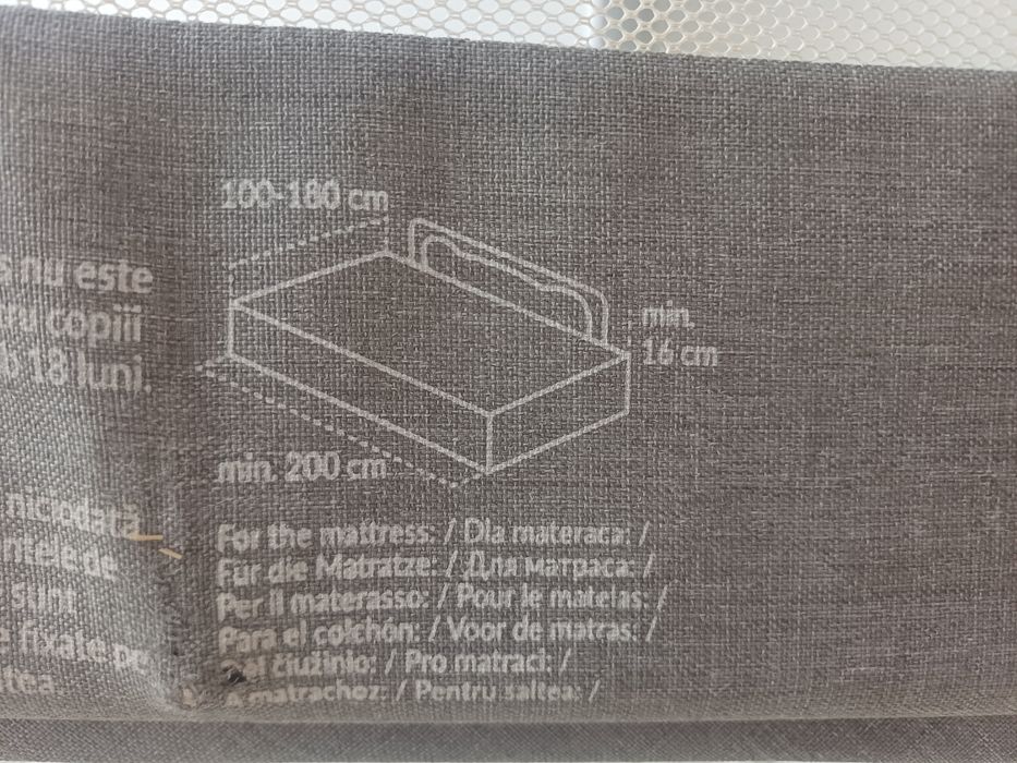 Barierka do łóżka Lionelo Hanna