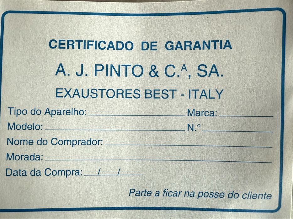 Exaustor de encastre Best SP2196 60 cm a funcionar Areeiro