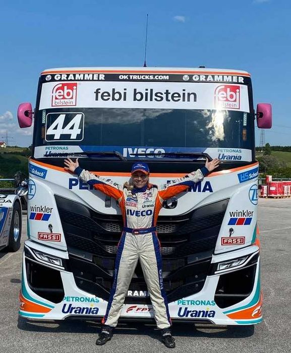 Worko-plecak z nadrukiem teamu Iveco Steffi Halm Team Schwabentruck