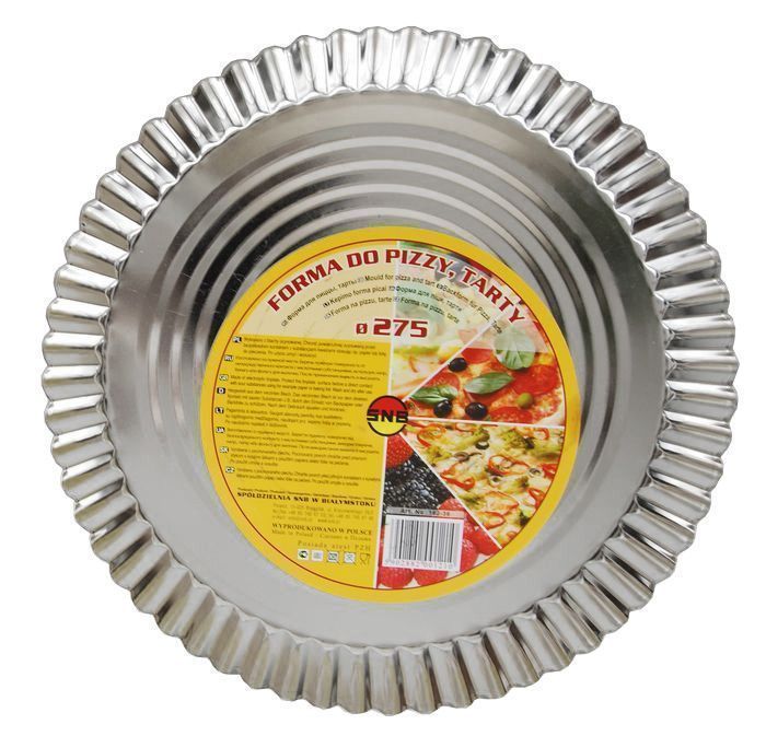 Blacha Forma Do Pizzy Tarty 27,5 Cm Karbowana