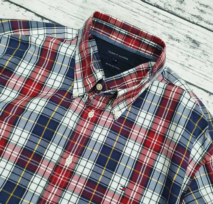 Tommy Hilfiger * koszula * kratka * męska * idealna * XL