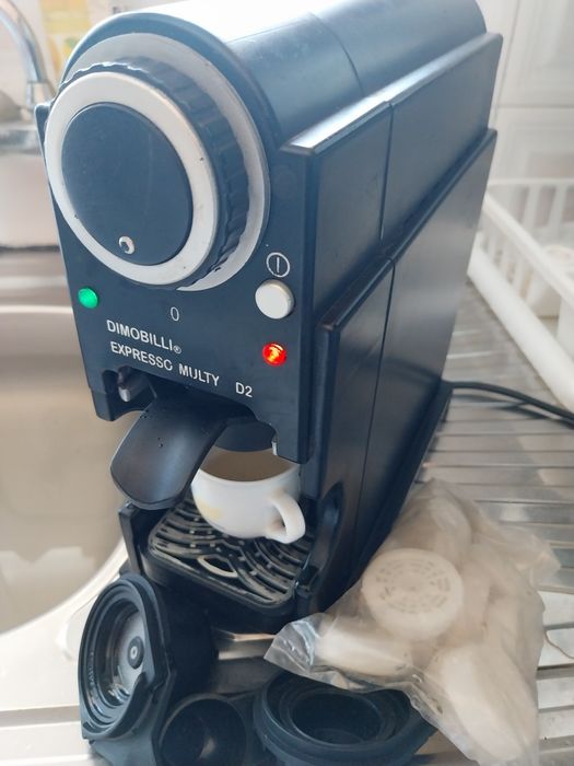 Maquina cafe cimbalino / capsulas dimobilli expresso multy impecavel