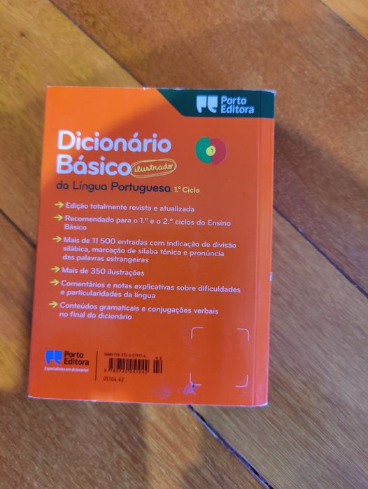 Dicionário básico da língua Portuguesa ilustrado 1.° ciclo