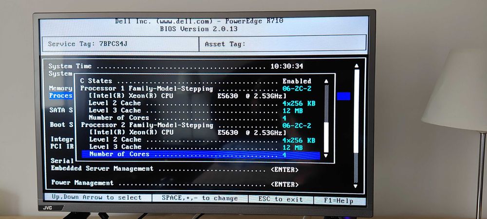 Dell PowerEdge R710 - board avariada