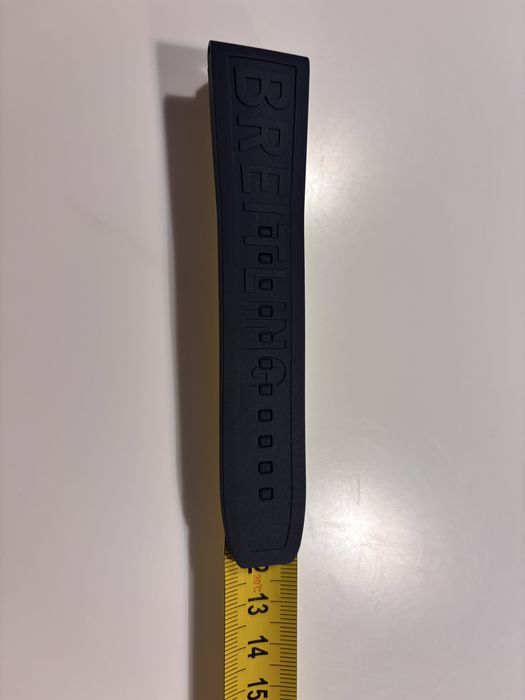 Pasek do zegarka Breitling Superocean 24mm granatowy