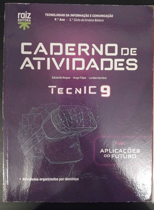 Cadernos de atividades 9ºano físico-química, TIC, geografia e ciências naturais.