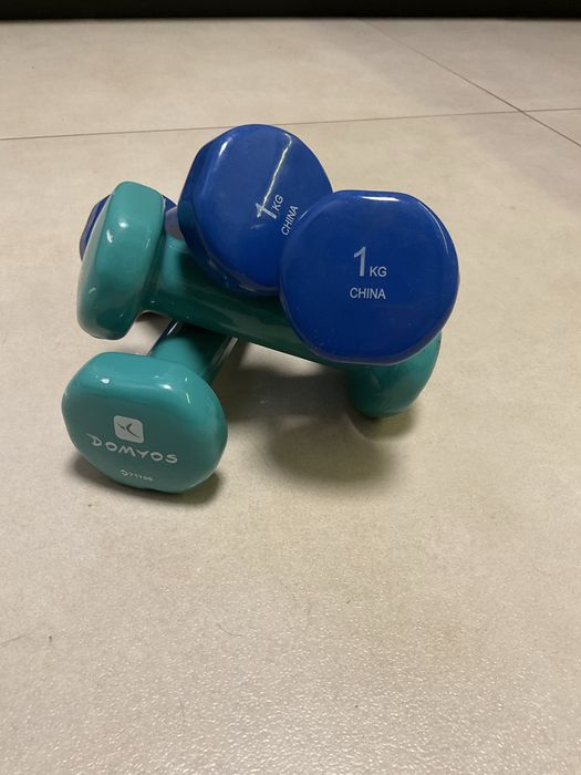 Hantle, ciężarki do fitness 4 x 1 kg