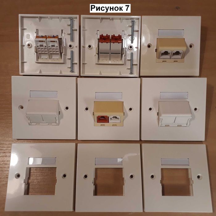 Розетки RG45 (Модули RG45 для розеток): 50 грн. - Электрика Киев на Olx
