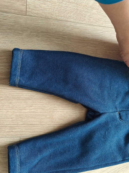 Ocieplane spodnie legginsy 68